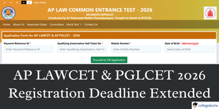 AP LAWCET & PGLCET 2026 Registration Extended Till March 20; Apply @cets.apsche.ap.gov.in